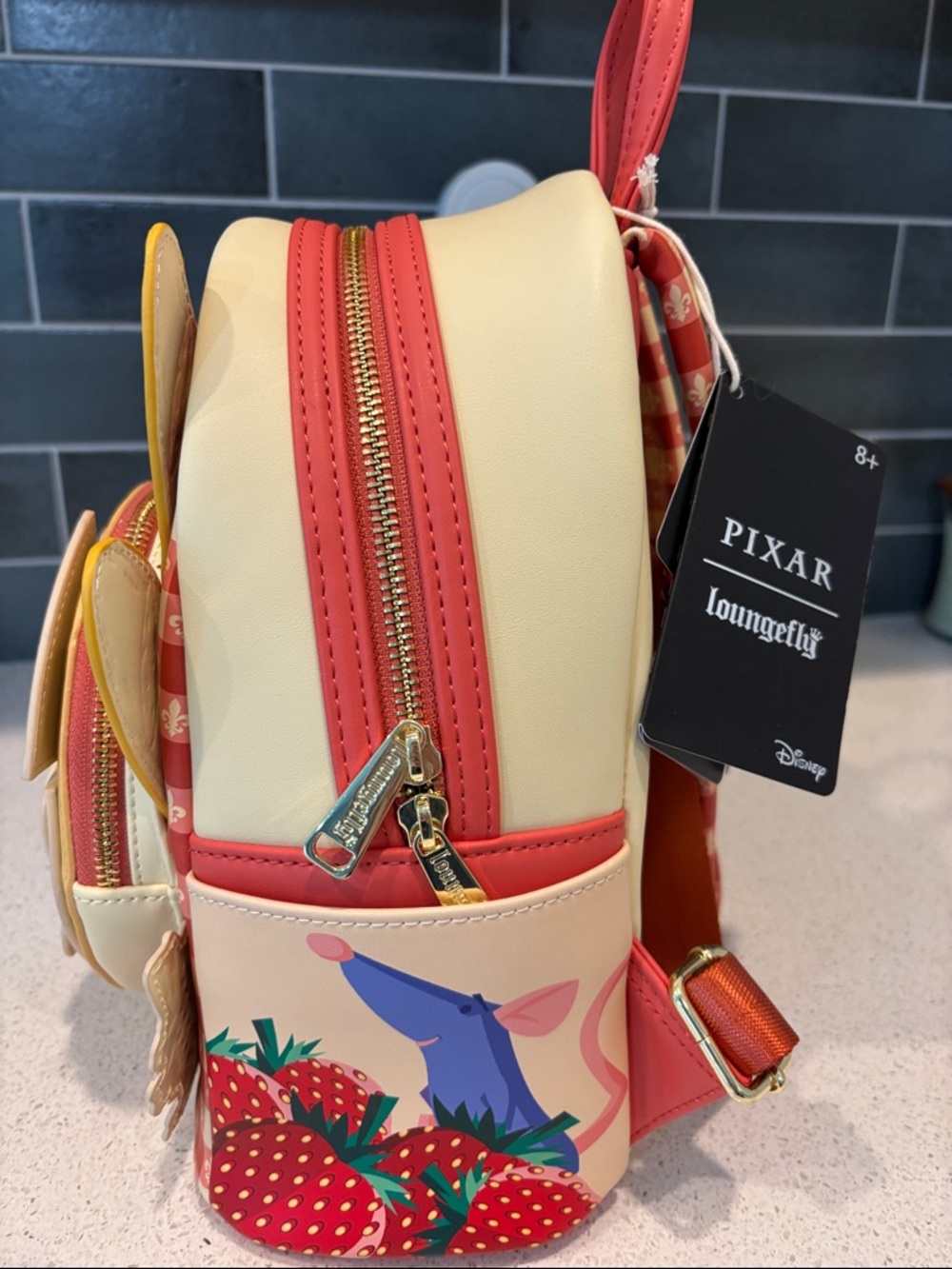 Pixar Loungefly Ratatouille Themed Mini Backpack - NWT - Picture 2 of 6